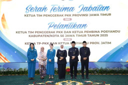 Kembali Nahkodai PKK Kabupaten Kediri, Mbak Cicha Siap Sinergi Sukseskan Program Pemerintah