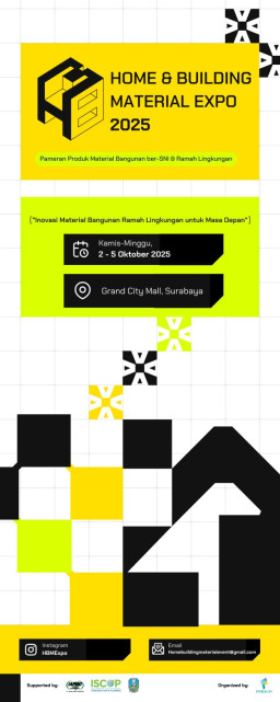 Pameran Bahan Bangunan Ber-SNI Segera dihelat di Surabaya