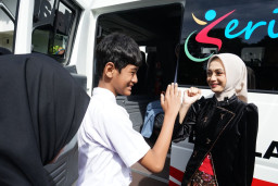 Mbak Vinanda Launching Bus MAPAN CERIA, Tingkatkan Layanan Bagi Disabilitas