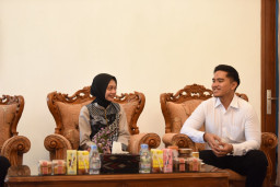 Wali Kota Kediri Mbak Vinanda dan Kaesang Pangarep Diskusi Kembangkan Potensi Kota Kediri