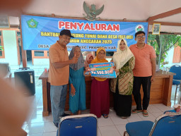 Tingkatkan Kesejahteraan Masyarakat, Pemdes Kedungsugo Salurkan BLT-DD Kepada 28 KPM