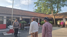 Kapolsek Sukorejo Pimpin Gelar Apel Harkamtibmas