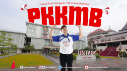 Usung Tema Merah Putih Mengakar, Patriotisme Berkobar, Untag Surabaya Sambut Mahasiswa Baru 2025