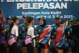 Wali Kota Kediri Mbak Vinanda Targetkan Raih Tiga Besar