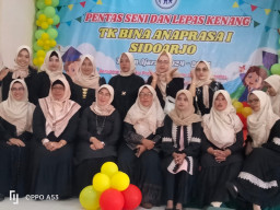 TK Bina Anaprasa 1 Sidoarjo Lepas 55 Anak Didiknya Dibarengi Pentas Seni 