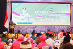 Doa Lintas Agama di Mapolda Jatim, Simbol Harmoni Jelang Hari Bhayangkara ke-79