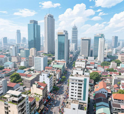 Langit Biru Menyelimuti Surabaya, Suhu Capai 31°C di Siang Hari