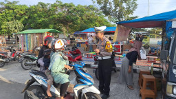 Ops Patuh Semeru 2025, Satlantas Polres Blitar Sampaikan Pesan Humanis