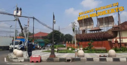 Cegah Kecelakaan, Dishub Kota Mojokerto Tambah Lampu PJU