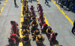 37 Warga Binaan Risiko Tinggi Jawa Timur, Dilayar ke Nusakambangan