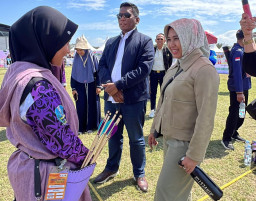 Ning Ita Bangga, Atlet Kota Mojokerto Berlaga di FORNAS VIII NTB 2025