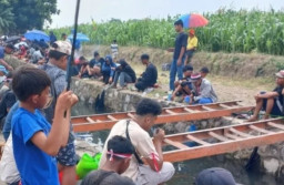 Peringati HUT RI ke-80, Warga Kediri Gelar Lomba Memancing Ikan Lele 2,5 Ton