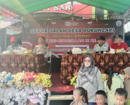 Semarak HUT RI ke-80, 34 Tim RT Ramaikan Gerak Jalan se Dukuhsari Jabon Sidoarjo