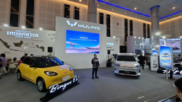 Partisipasi di GIIAS Surabaya, Wuling Hadirkan New BinguoEV, Mitra EV, dan Cortez Darion