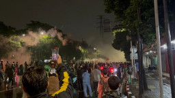 Ratusan Driver Ojek, Semalam Geruduk Mako Brimob Kwitang, Tanya Identitas Pengemudi Rantis