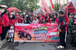 Meriah, Jalan Sehat di Desa Kludan Diikuti Hampir 2000 Orang