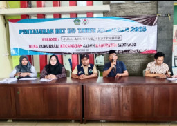 Pemdes Dukuhsari Bagikan BLT-DD ke 40 Penerima Manfaat