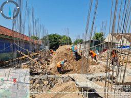 Terus Dikebut, Progres Revitalisasi SMPN 2 Mejayan Rp 3,5 Miliar Melampaui Target