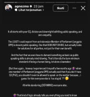 Agnez Mo Nilai Ada Anggota DPR dengan EQ Rendah