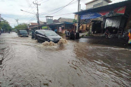 Hujan Deras Picu Banjir di Bali
