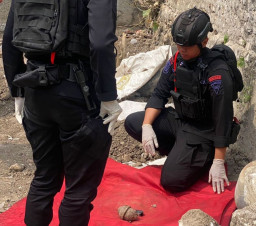 Geger! Granat Tua Ditemukan di Lahan Sekolah di Lamongan