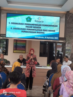 Pedagang Pasar Wisata Surungan Diedukasi Pemanfaatan Qris