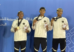 Timnas Bola Voli Pantai Indonesia Sabet Medali Perunggu di Ajang Asian Youth Games 3rd 2025 Bahrain
