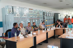 Jaga keamanan OBVITNAS Gardu Induk Kenjeran, PLN UIT JBM Gandeng Muspika Tambaksari Surabaya