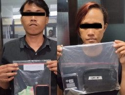 Tragis, Emak dan Anak Kompak Edarkan Sabu dan Pil Dobel L