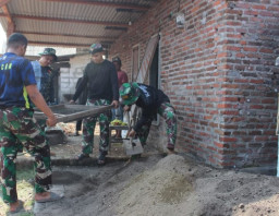 Pemdes Kedondong Bersama Warga Antusias Ikuti TMMD Ke 126