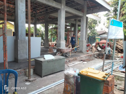 Tingkatkan Layanan, Pendopo Kelurahan Sidokare di Rehab