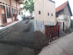 Tingkatkan Fasilitas Pelayanan, Pemdes Ketimang Rehabilitasi Kantor Kepala Desa