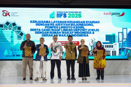 Perkuat Sinergi di Sektor Keuangan Syariah, Bank Jatim Dukung Penyelenggaraan IIFS 2025