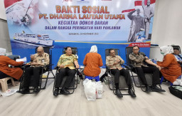 Peringati Hari Pahlawan, PT DLU Bantu Penuhi Stok Darah PMI Surabaya
