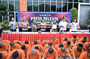 Akhir 2025, Polres Gresik Paparkan Keberhasilan Ungkap Kasus Kriminal dan Narkotika