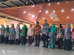 Hj Sriatun Ajak Bunda PAUD Tingkatkan Semangat Memajukan PAUD