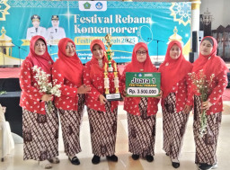 Tim Rebana PAC Krian Sabet Juara 1 Festival Rebana Kontemporer 2O25