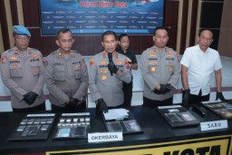 Pengedar Narkoba 13.3 Gram Sabu dan 1.258 Pil Dobel L Dibekuk Sat.Res Polres Blitar Kota
