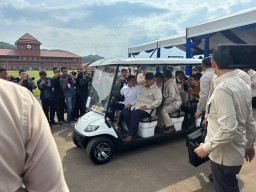 Momen Prabowo dan AHY Satu Mobil di SMA Taruna Nusantara Malang