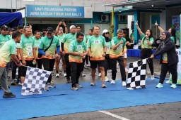 Puncak Peringatan Bulan K3 Nasional, PLN UIT JBM Kampanyekan Gaya Hidup Sehat Lewat Fun Run