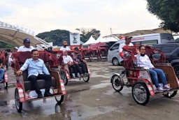 Dongkrak Sektor Pariwisata Religi, Pemkot Madiun Manfaatkan Bantuan Becak Listrik