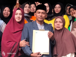 Ingin Perubahan Lebih Baik Ainur Rofiq Daftarkan Diri Cakades Wadung Asri