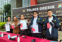 Polres Gresik Amankan Pelaku Pemalsuan SK ASN, Ditangkap di Kalimantan Tengah