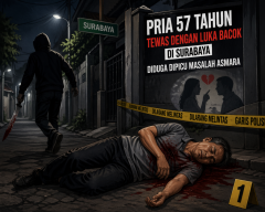 Pembacokan Maut Gegerkan Simokerto, Polisi Kantongi Identitas Pelaku