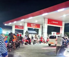 Beredar Isu kenaikan BBM, Polres Blitar dan Jajaranya, Lakukan Patroli 