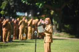 276 ASN Terima SK Kenaikan Pangkat, Mbak Wali Tekankan Inovasi dan Disiplin di Tengah Kebijakan WFH