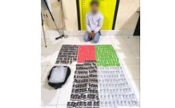 Disita, 420 Bungkus cartridge Berisi Cairan Narkotika Jenis Etomidate