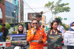 KAI Daop 7 Madiun Sosialisasikan Keselamatan dan Keamanan Perjalanan Kereta Api di Perlintasan Sebidang