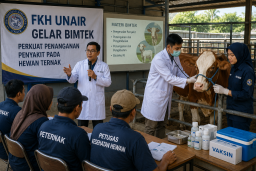 FKH UNAIR Gelar Bimtek, Perkuat Penanganan Penyakit Pada Hewan Ternak