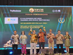 PLN UIT JBM Raih Dua Penghargaan Bergengsi pada TOP CSR Awards 2026